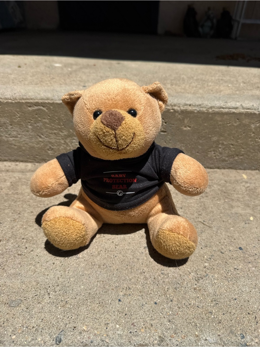 MiniFeet Plush Light Brown Teddy Bear Baby Protection Bear Hoodie‎